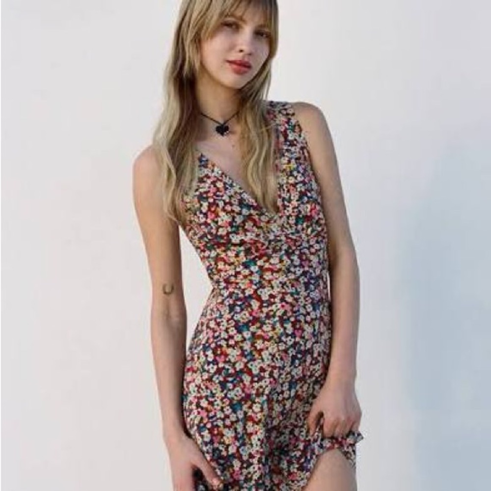 Realisation Par Multicolor Floral Mini Dress